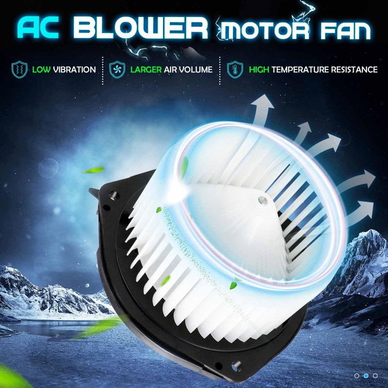ILONPA HVAC Blower Motor Fan Fits for 2004-2013 Chevy Impala, 2004-2008 Pontiac Grand Prix, 2005-2009 Buick Lacrosse Allure, 2004-2007 Chevy Monte Carlo, 2005-2009 Buick Lacrosse Allure 700107 - Image 2